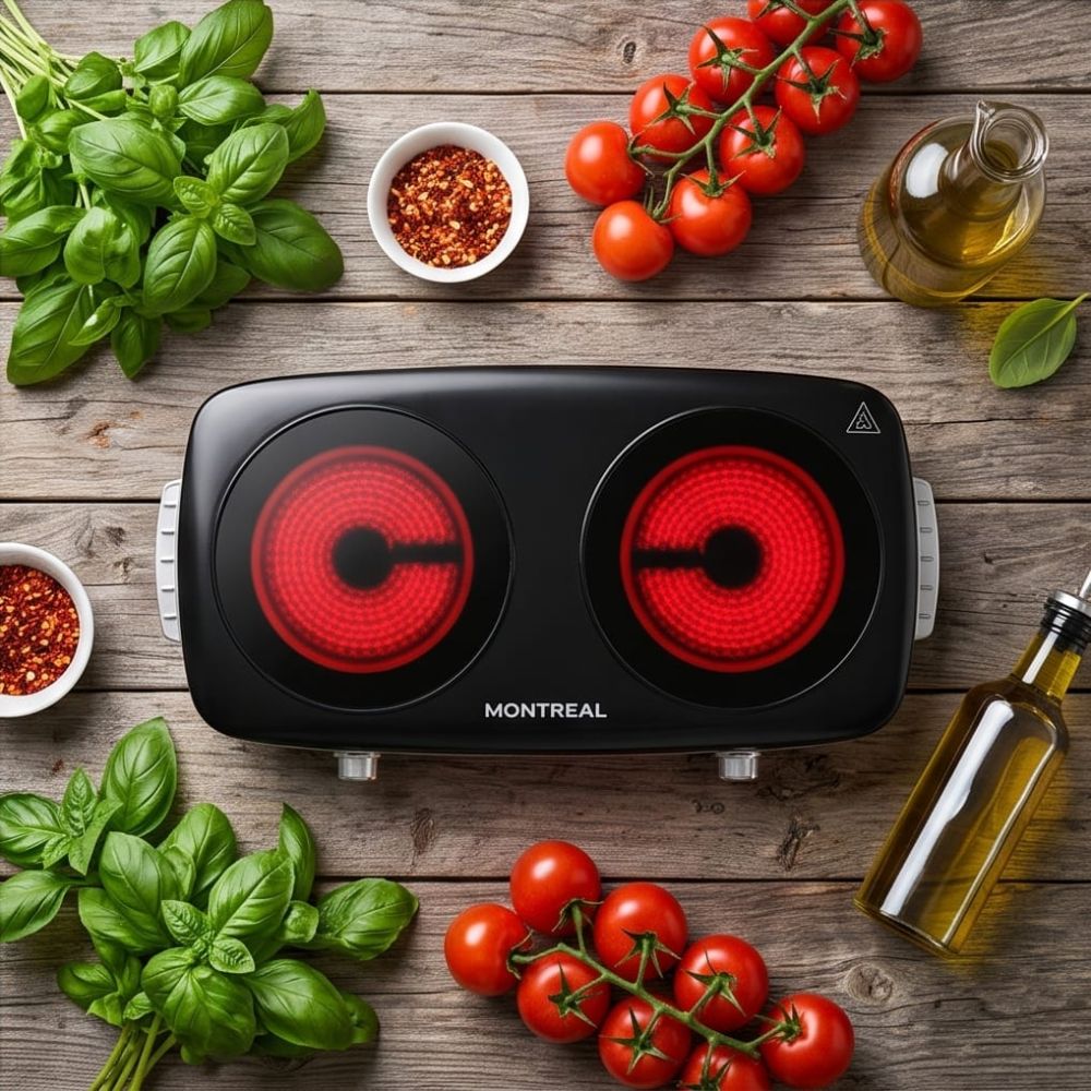 Cocina Vitrocerámica 2H Montreal JL-3014